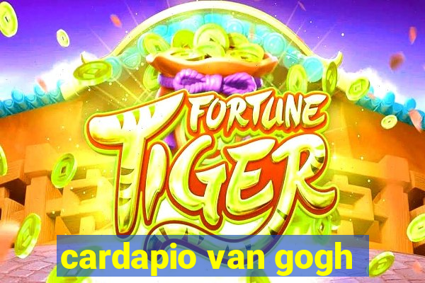 cardapio van gogh